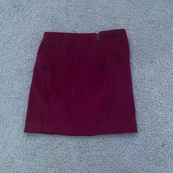 Maroon Girls Skirt - Picture 2 of 4